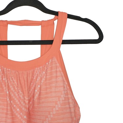 Prana Orange & White Cantine Dress - Size Large-image