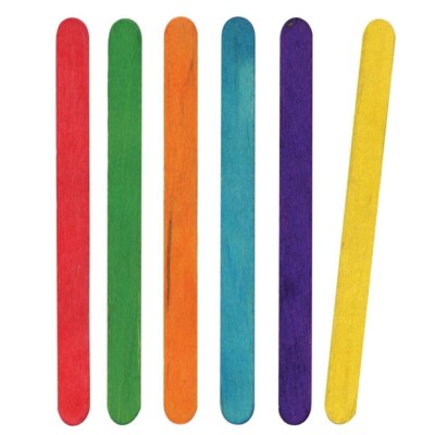 New ! Creativity Street Colored Craft Sticks Regular Size 1000-Count Package-image
