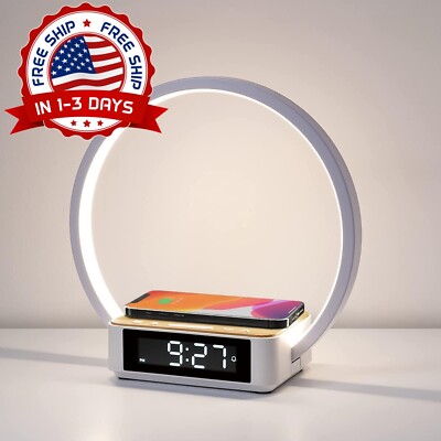 Reloj Despertador Digital Inteligente Con Pantalla LED Alarma Para Mesa De Noche-image