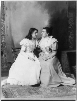 Helen Keller's Teacher Anne Sullivan Black And White 4x6 Picture Celebrity Prin-image