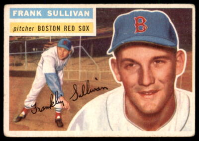 1956 Topps #71a Frank Sullivan White Back VG-image