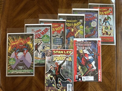 Stan Lee Mts. SpiderMan Joss Whedon, Ult. SpiderMan, & 12 NM- Collectible Series-image