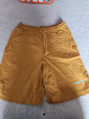 Orange Champion Kids Shorts - Size Medium-image