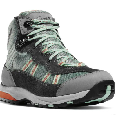 Danner St. Helens Hiking Boots Mid GTX Waterproof Jade Orange Women 10.5 EU 43.5-image