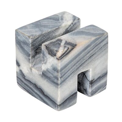 Creative Co-Op Contemporary Marble Cookbook Stand, Grey-image