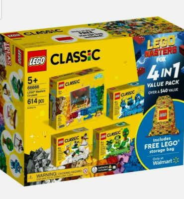 New: LEGO Masters Co-pack 66666 Creative Building Toy Value Set (613 Pieces)-image