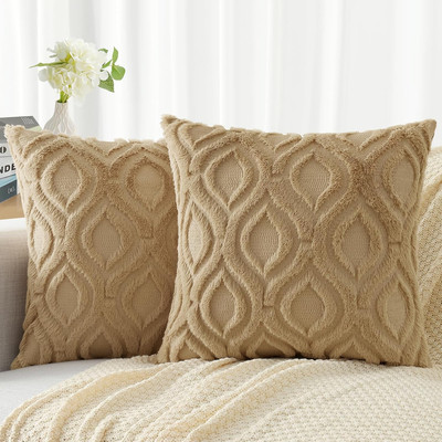 decorUhome Decorative Throw Pillow Covers 18x18, 18