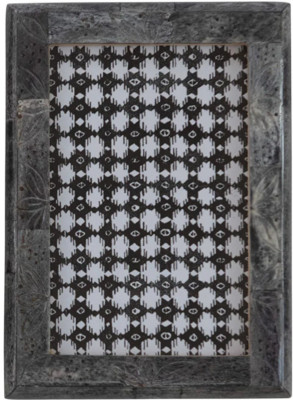 Creative Co-op - Etched Bone & MDF Photo Frame - DF4694A-image