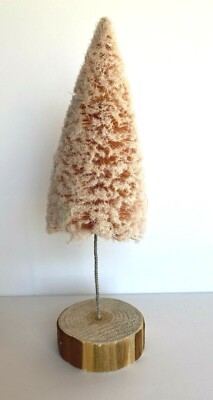 Creative Co-Op Blush (Light Pink) Tree Christmas Decor 10 1/2