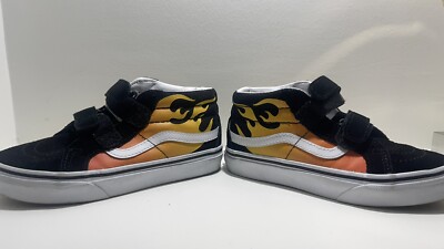 Vanz  Kids Mid Skool Shoes  (hot Flame)-image