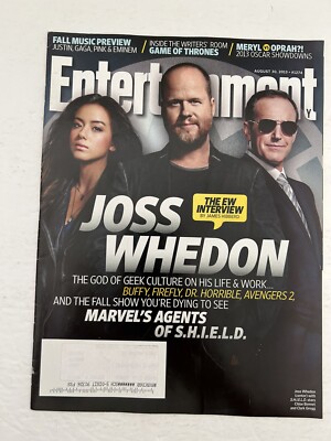 Entertainment Weekly Joss Whedon Marvel's Agents of S.H.I.E.L.D. August 30, 2013-image
