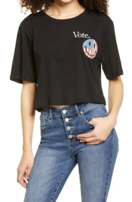 La La Land Creative Co Vote Graphic Tee NEW WITH TAGS-image