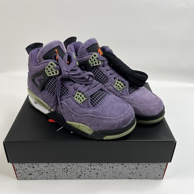 Size 7.5 - Jordan 4 Retro Mid Canyon Purple W-image