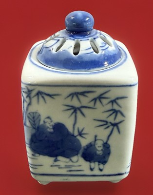 INCENSE/ JOSS STICKS Holder Blue & White Ceramic, Vintage, Chinese 4