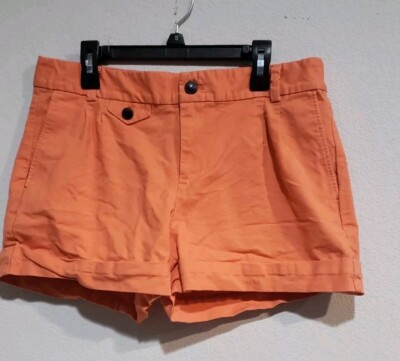 Banana Republic Women’s Orange Shorts Size 8-image