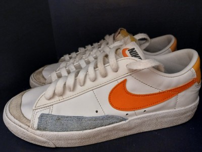 NIke Blazer Low 77 White Orange Blue Gold DC4769 105 size7.5 ILN#550-image