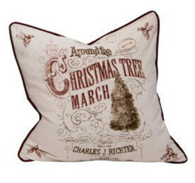 Creative Co-op - Christmas Tree March Cotton & Burlap 24