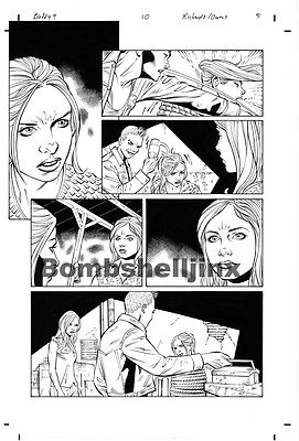 Dark Horse Joss Whedon's BUFFY 9 #10 Page 5 Original Art -- Richards  and Owens-image
