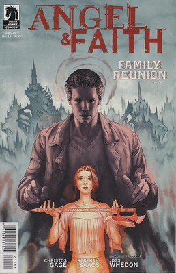 Angel & Faith #14 cover A comic book TV show series Joss Whedon Willow Connor-image