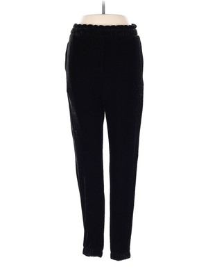 La La Land Creative Co Women Black Velour Pants S-image