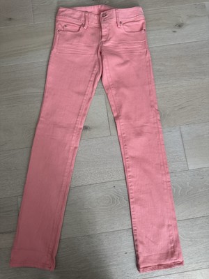 Women's Lilly Pulitzer Orange Worth Straight Jeans Size 00-image