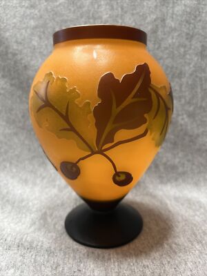 Mid Century Teleflora Vase Vintage Teleflora Gift Vase , Coppery Orange Colored-image
