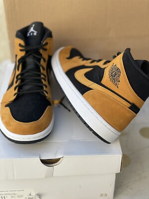 Jordan 1 Mid WMNS size 11.5W/10M Ochre DB5453-700-image