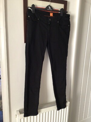 Boss Orange black skinny jeans size 32 waist-image