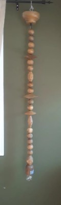 Creative Co-Op Wood Bead Strand Lamp, 51