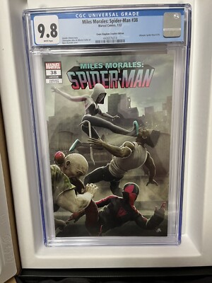 Miles Morales Spider-Man #38 Cgc 9.8 Comic Kingdom  Creative Edition-image