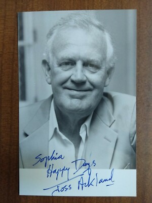 JOSS ACKLAND HAND SIGNED AUTOGRAPH FAN PHOTO Z CARS ACTOR FREE POST -image