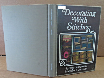 Decorating with Stitches Hardcover U.S Edition 1976  Ex-Library-image
