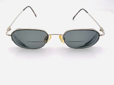 Vintage Creative Optics Dakota Gray Metal Oval Sunglasses FRAMES ONLY Korea-image