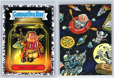 Firefly TV Series Joss Whedon Mal Garbage Pail Kids Spoof GRAY SP Card /199-image