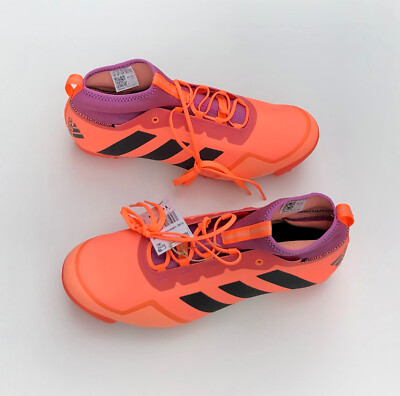 New Adidas The Gravel Cycling Shoes Size 9 US Men’s Orange Purple Style GX1665-image
