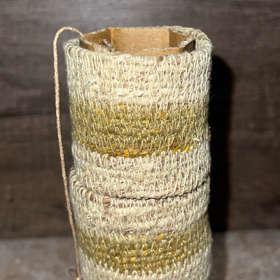 Natural Seagrass Woven Napkin Rings Creative Co-Op Made in India 2” Set of 4 Rnd-image