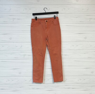 Chicos jeans womens size 00 girlfriend so slimming mid rise ankle peach stretch-image