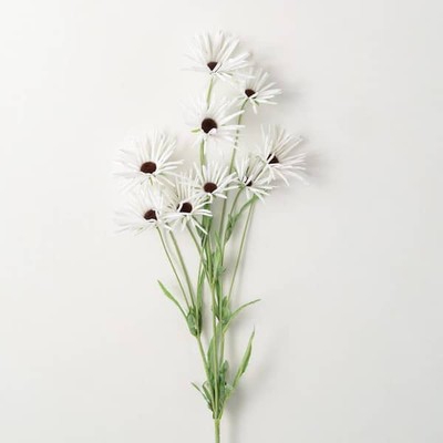 SULLIVANS 38 in. Artificial White Daisy Stem-image