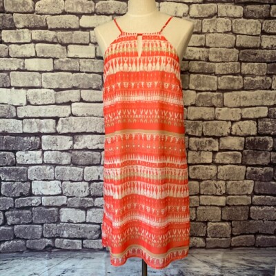 Charming Charlie Orange Sleeveless Dress Size M-image