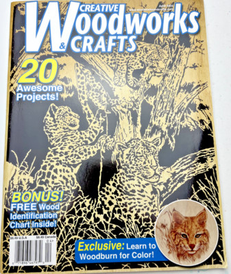 Scroll Saw Patterns Included! Creative Woodworks & Crafts Issue #107- 2005- NEW!-image