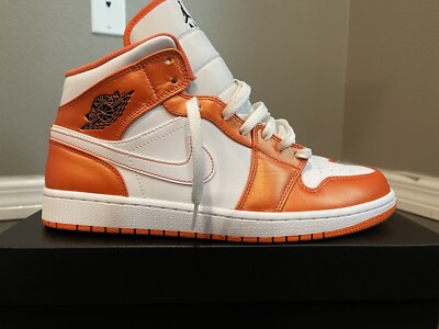 Size 11 - Jordan 1 Mid SE Electro Orange 2021-image