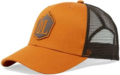 GuideLife Cap Hat Outdoor Life Logo, MID Profile, Mesh Orange-Brown NWT-image