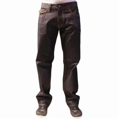 Lrg Creative uniform Co Flap pocket True Straight Jeans Raw Dark Indigo-image