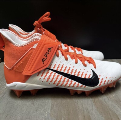 Nike Alpha Menace Pro 2 Mid Football Cleats Mens 13 Orange White BV3945-103-image