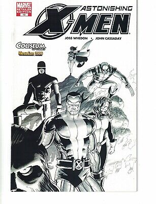 ASTONISHING X-MEN #13 APRIL 2006 VARIANT COVER 2 BY JOSS WHEDON MARVEL COMICS -image