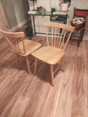 Joss and Main Wooden Chairs (Set of 2)-image
