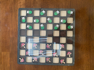 WOODSY CREATIVE CO  - Wooden Checkers Boardgame Gnomes & Mushrooms-image