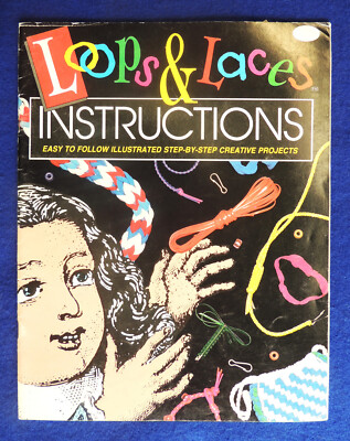 Loops & Laces Instruction Book Creative Accessory Projects Wool Novelty Co. 1990-image