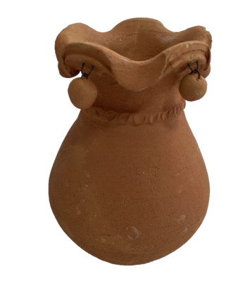 Creative CO-OP Round Clay Vase DF2514 Sienna 6 3/4
