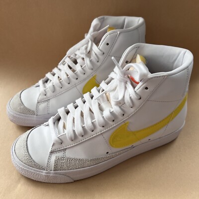 Nike Blazer Mid '77 Essential White Opti Yellow Size 7-image